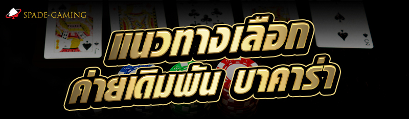 แนวทางเลือกค่ายเดิมพัน บาคาร่า