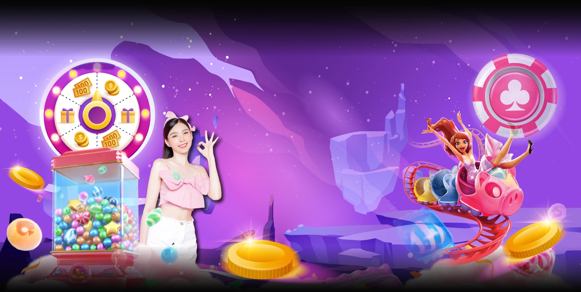 spadegaming colorful pastel