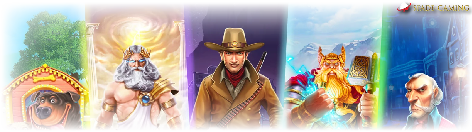 spadegaming register cartoon graphic